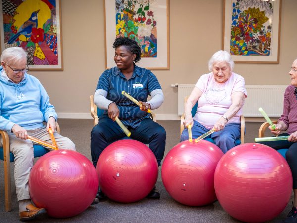 BAPTCARE ABBEY GARDENS physical activity drumming aerobics