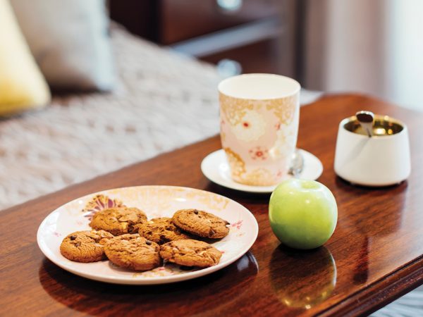 BAPTCARE BROOKVIEW Tea and biscuits close up detail