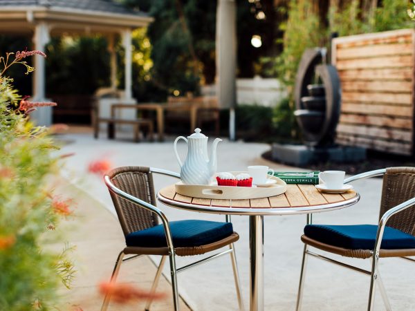 BAPTCARE HEDLEY SUTTON gazebo and courtyard fountain