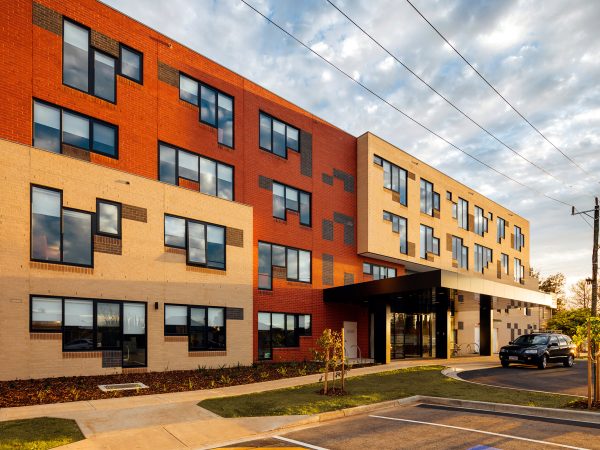 BAPTCARE Wyndham Lodge view of a residential aged care frontage and entrance