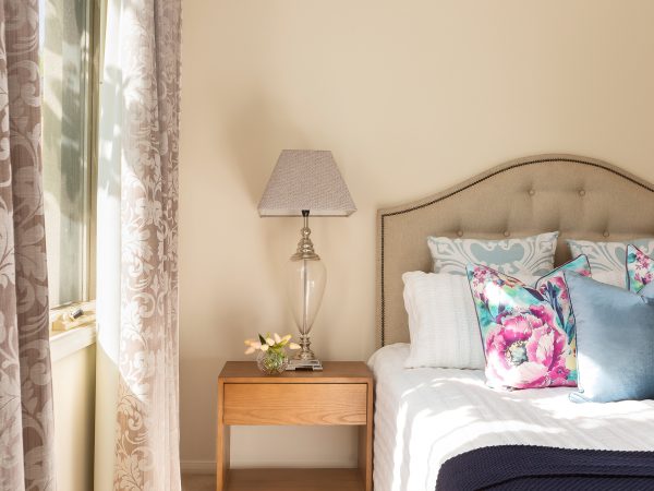 View of bedroom in apartment at Karana Retirement Living