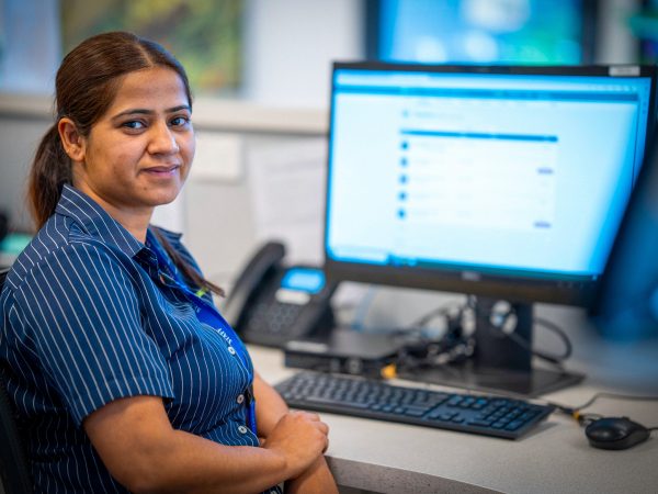 CAREERS Registered nurse potrait looking towards the camera in a residential aged care home